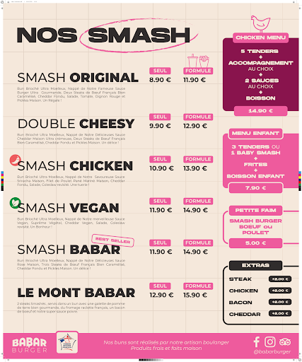 Photo 1 - Babar Burger Orléans - Smash Burger