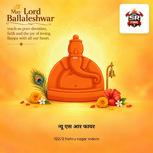 न्यू एस आर फायर, Ganpati 2026 के शुभ अवसर पर, Lord Ballaleshwar की पूजा के साथ सुरक्षिततम अग्नि स… post image