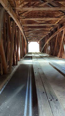 Historic Bridgeport Covered Bridge by null