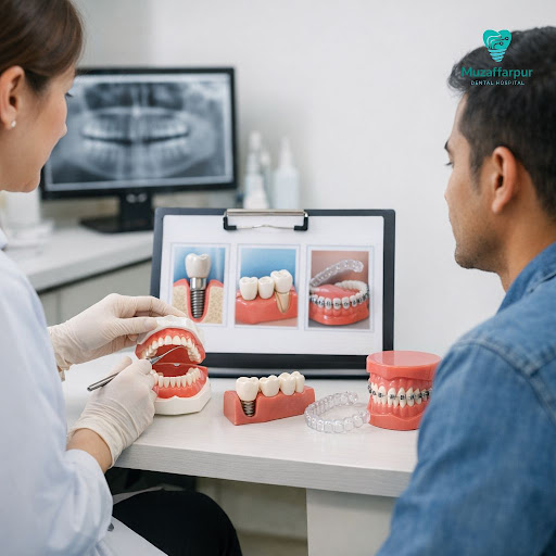 Tooth pain, sensitivity, or a broken tooth can be confusing and stressful. At Muzaffarpur dental…