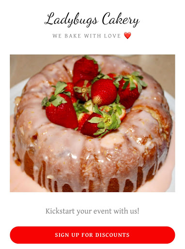 Ladybugs Cakery - Visual