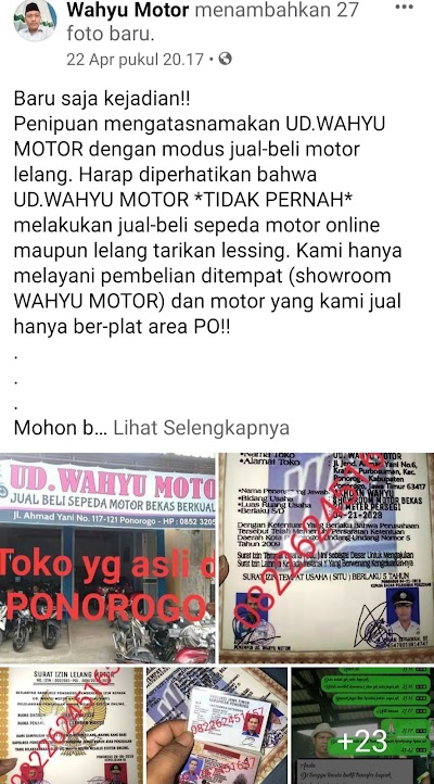 Photos of UD Wahyu Motor (TIDAK MELAYANI jualbeli online)