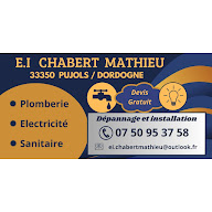 EI CHABERT Mathieu plomberie électricité à Pujols