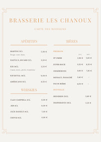 Menu Bar Brasserie Chanoux Page 3