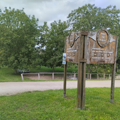 Banc vue sur la Loire et passeurs de Loire girouet de Sigloy