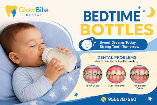 Bedtime bottles may seem comforting, but prolonged bottle feeding during sleep can increase the r… post image