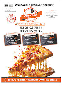 Menu Chrono Pizza Auchel 62260 Page 2