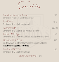 Menu Le Freddy's Page 1