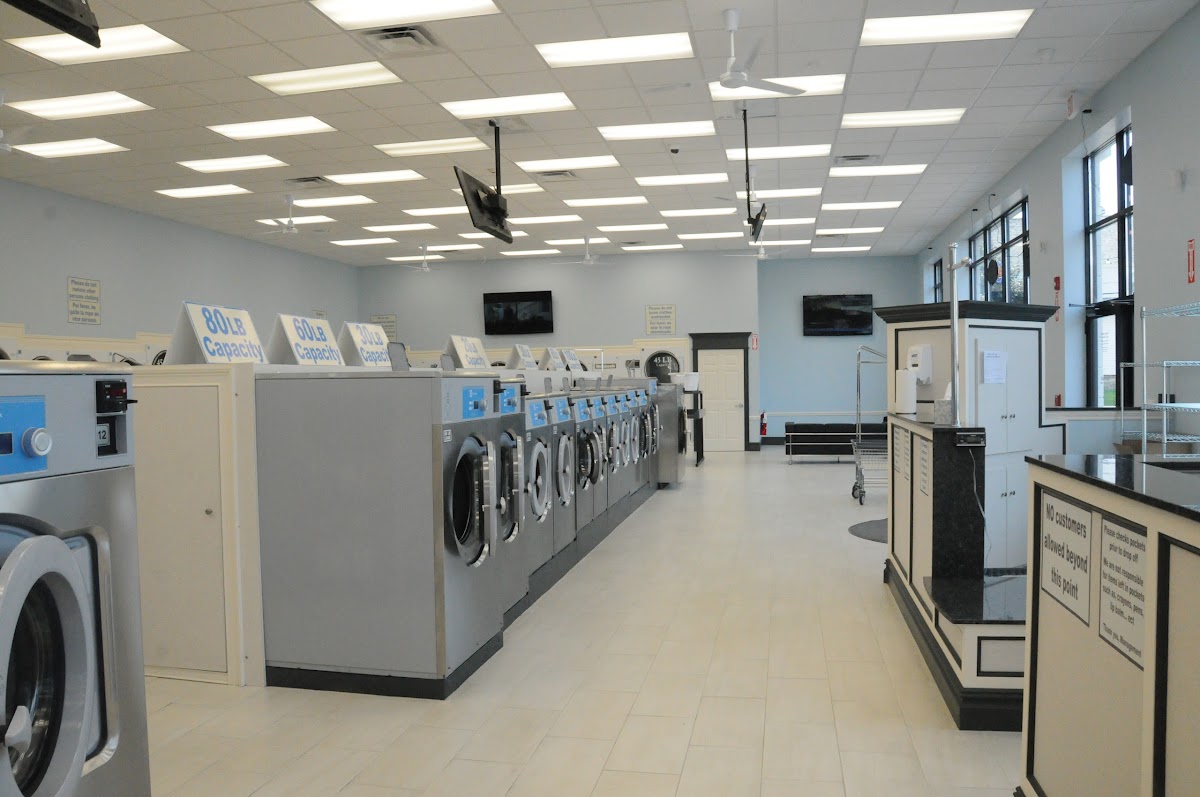 Self-service laundry at Freeway Laundry 5, Warwick, RI