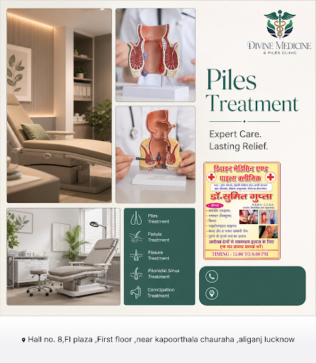 Divine Medicine and Piles Clinic specializes in effective piles treatment along with comprehensiv…