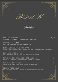 Menu BISTROT K Page 3