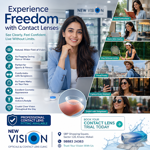 👁️ Experience Freedom with Contact Lenses