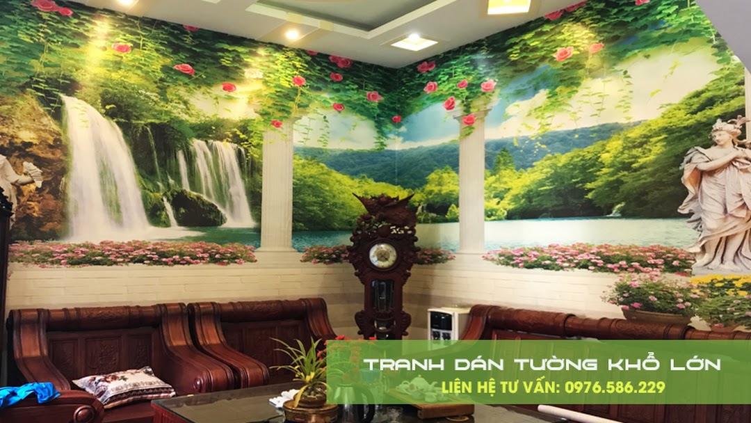 Tranh dán tường Hoàng Gia - Văn Phòng Công Ty