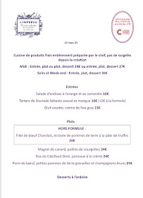 Menu Bistrot de l'imprevu Page 7