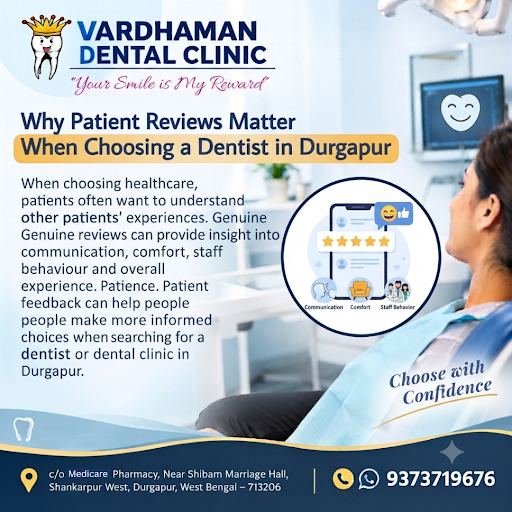 Why Patient Reviews Matter When Choosing a Dentist in Durgapur post image