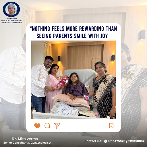 Dr Mita Verma gynecologist, pregnancy care specialist, safe delivery doctor, obstetrician in Delh… post image
