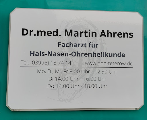 Dr. med. Martin Ahrens Facharzt für HNO - Heilkunde - Thumbnail