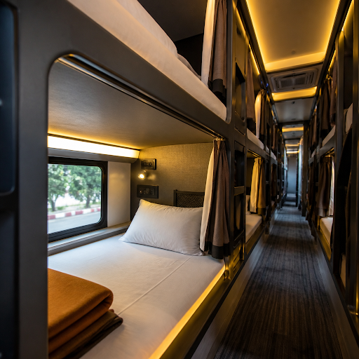 Planning an overnight journey and searching for a comfortable sleeper bus near me? At Shah Travel…