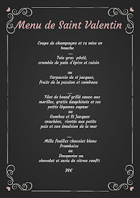 Menu Au Fil de l'Eau Page 1