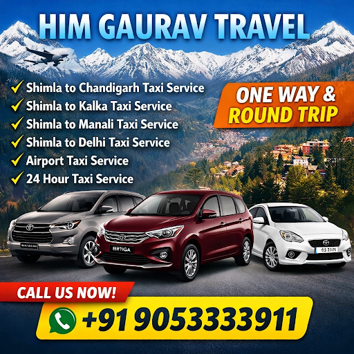🚖 Shimla Taxi Service | Reliable Cab Booking with Him Gaurav Travel 🚖 post image