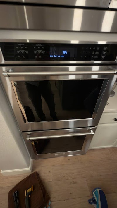 KitchenAid stainless steel double wall oven