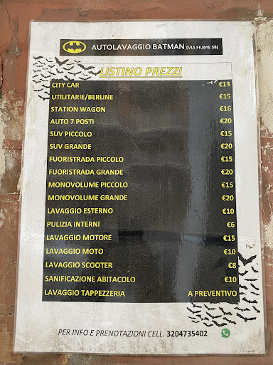 Autolavaggio Batman - Visual