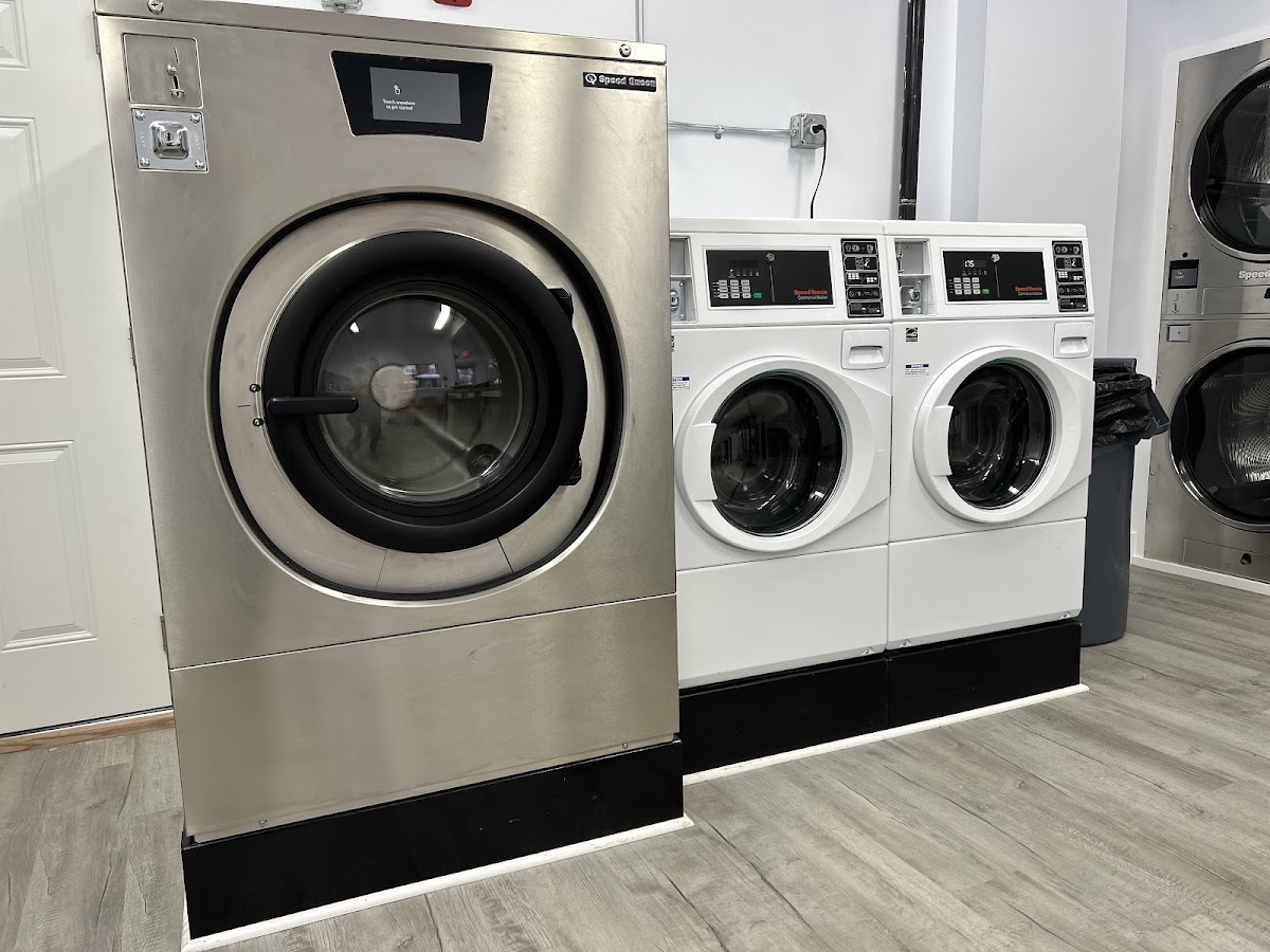 Self-service laundry at Coastal Plaza Laundromat II, Saco, ME
