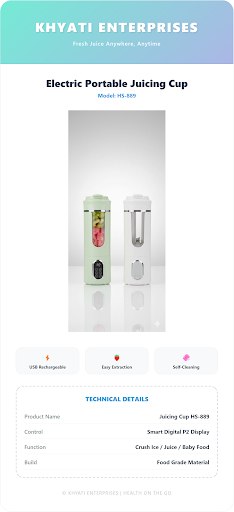 Experience the ultimate freedom of healthy living with our Mini Electric Fruit Mixer. Whether you… post image