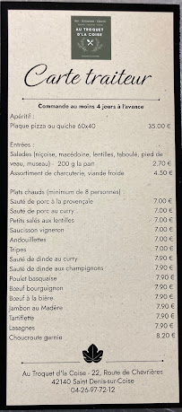 Menu Au Troquet d'la Coise Page 6