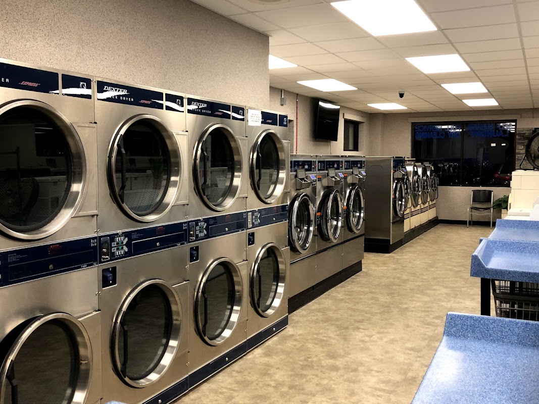 Self-service laundry at Salem Laundry, Salem, NH