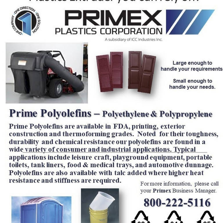 Primex Plastics Corporation Custom Plastic Sheet Extruder in Richmond, IN