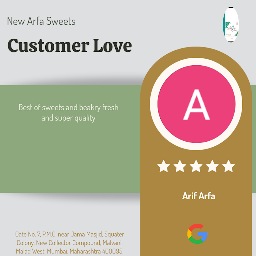 Arif Arfa, a satisfied customer, raves about his experience at New Arfa Sweets in Mumbai! He fell… post image