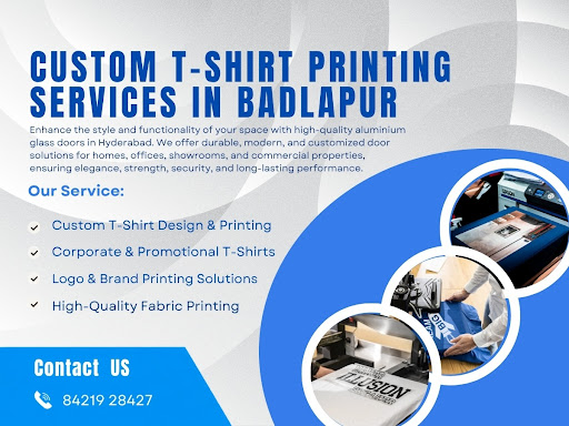 Custom T-Shirt Printing Services in Badlapur offer premium-quality, customized printing solutions… post image