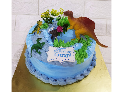 Dinosaur theme cake post image