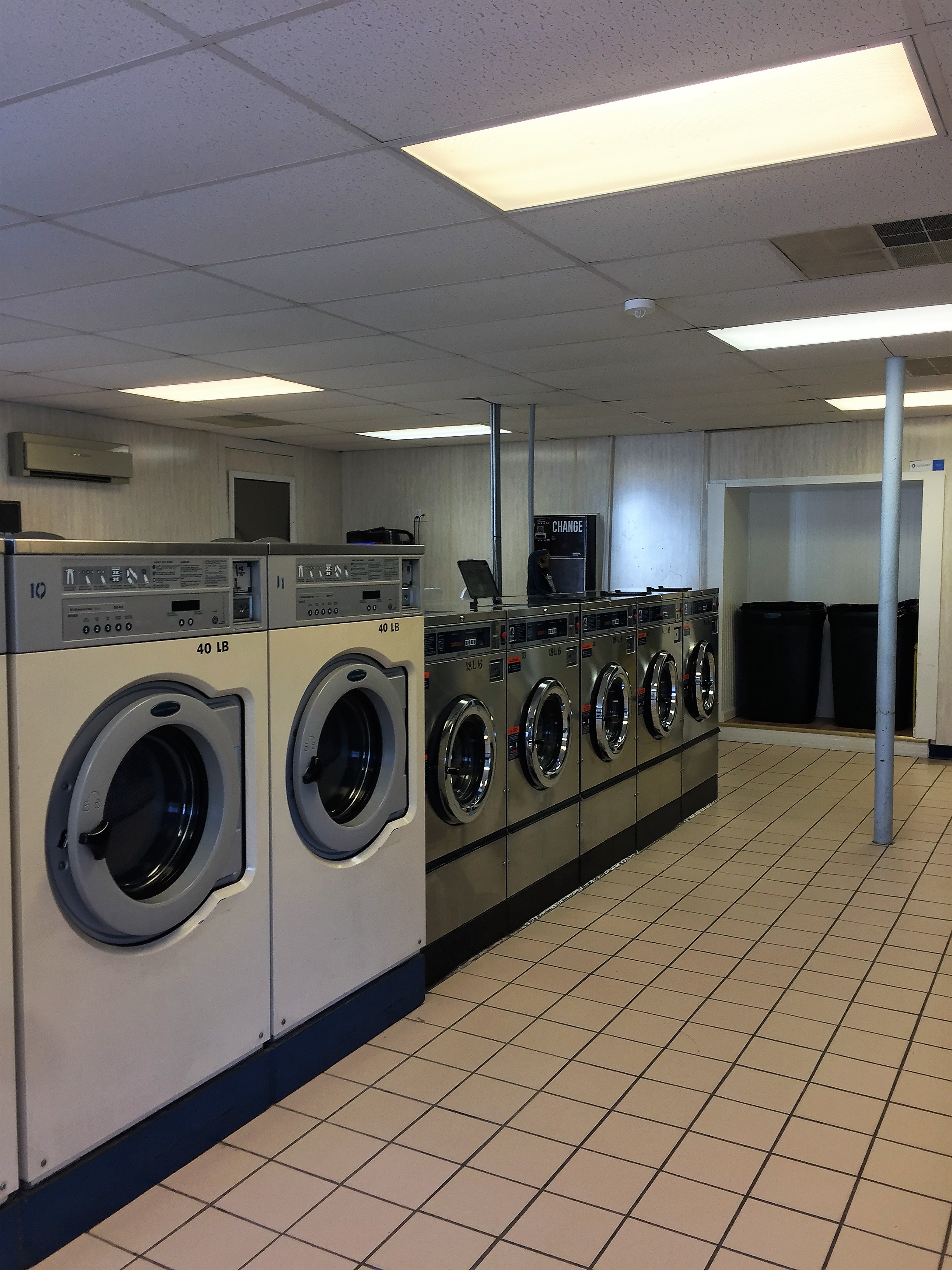 Port Royal Laundromat storefront and entrance in Port Royal