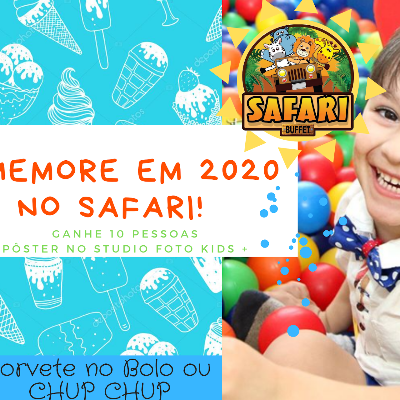 buffet infantil safari adventure