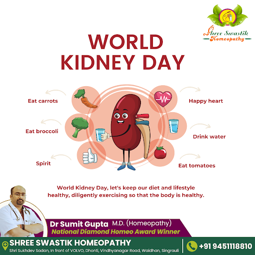 Happy World Kidney Day! ?? As your doctor, I'm here to remind you to cherish and care for your am… post image