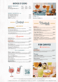 Menu Léon Restaurant - Les Halles Page 1