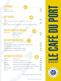 Menu Le Café du Port Page 2