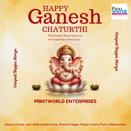 Wishing you a blessed Ganesh Chaturthi from Printworld Enterprises, Pune! Celebrate this auspicio… post image