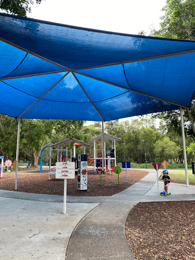 Petrol Station themed playground