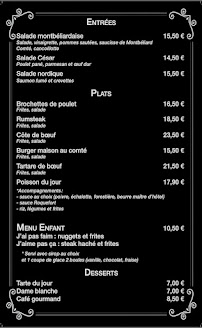 Menu Café de La Paix Page 3