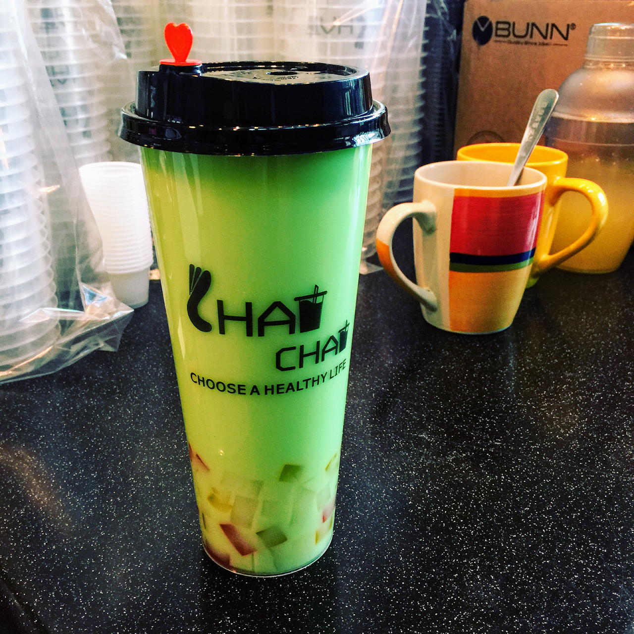 Chat Chat Boba Inside Food Court 奥勒姆的珍珠奶茶店