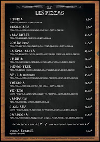 Menu À l'Endroit Page 1