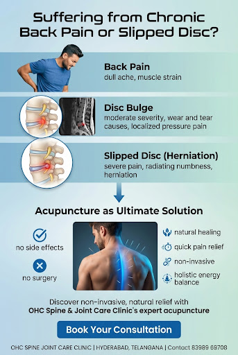 Are you suffering from chronic back pain, slipped disc (herniation), or disc bulge? At OHC Spine…