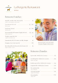 Menu Restaurant La Bergerie du Domaine d'Anglas Page 3