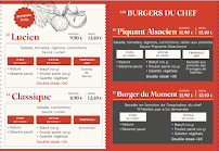 Menu Les Burgers de Lucien Bernolsheim Page 8