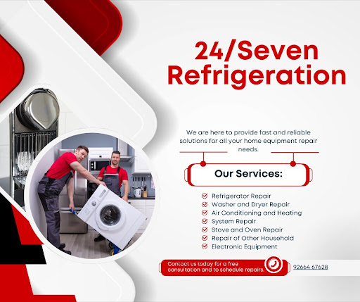 24/SEVEN REFRIGERATION offers complete refrigerator and appliance repair services in Delhi with e… post image