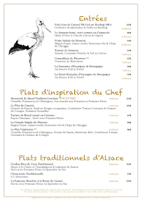 Menu La Winstub du Casino Barrière Niederbronn-les-Bains Page 4
