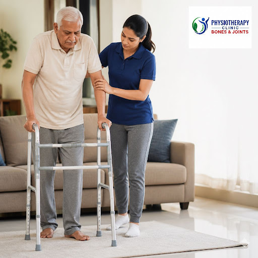Worried about your elderly parents’ mobility, balance or joint pain? Physiotherapy Clinic Bones a… post image